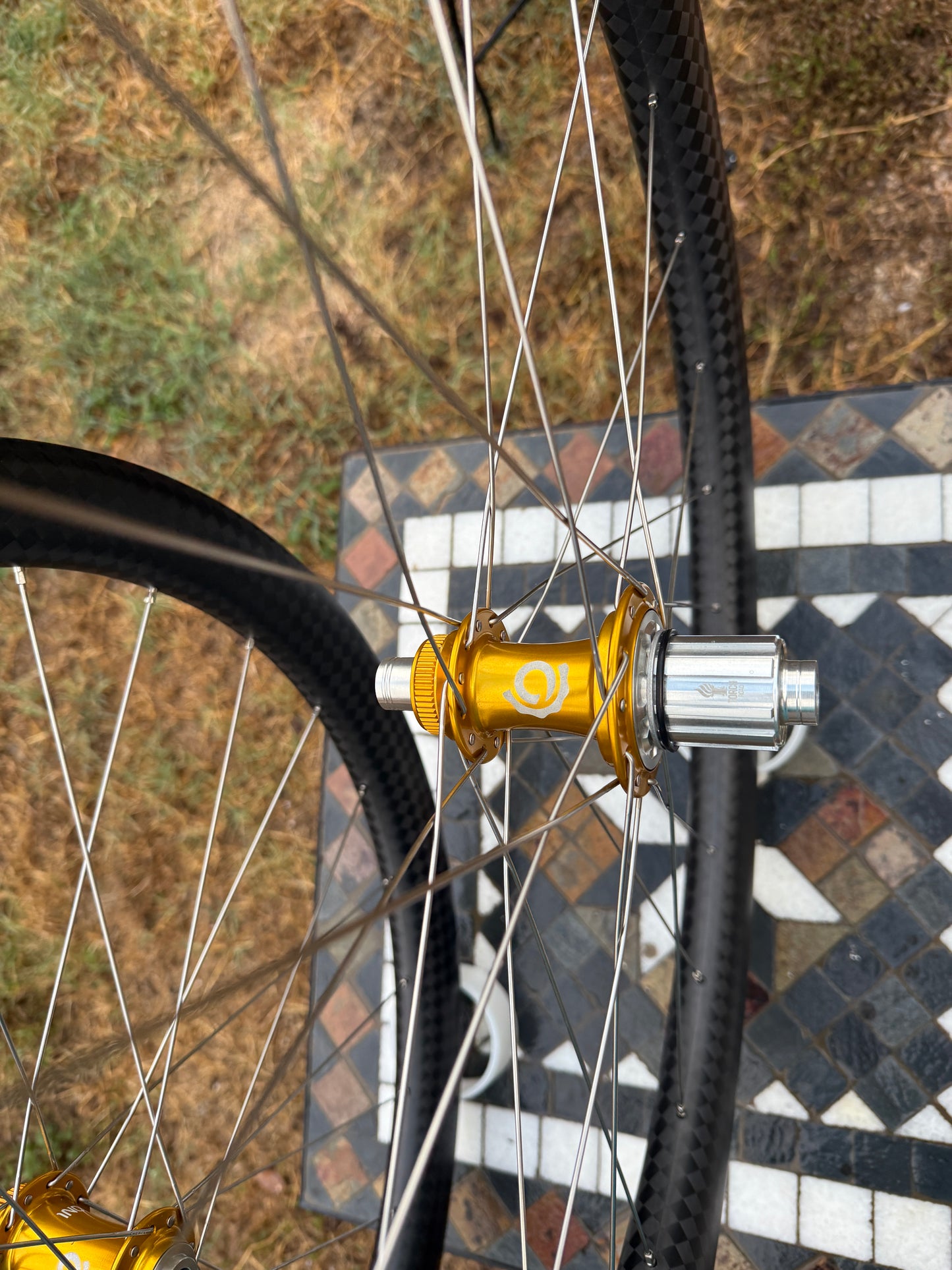 700c Gravel Wheelset - Industry Nine Torch Hub & Carbon Rim